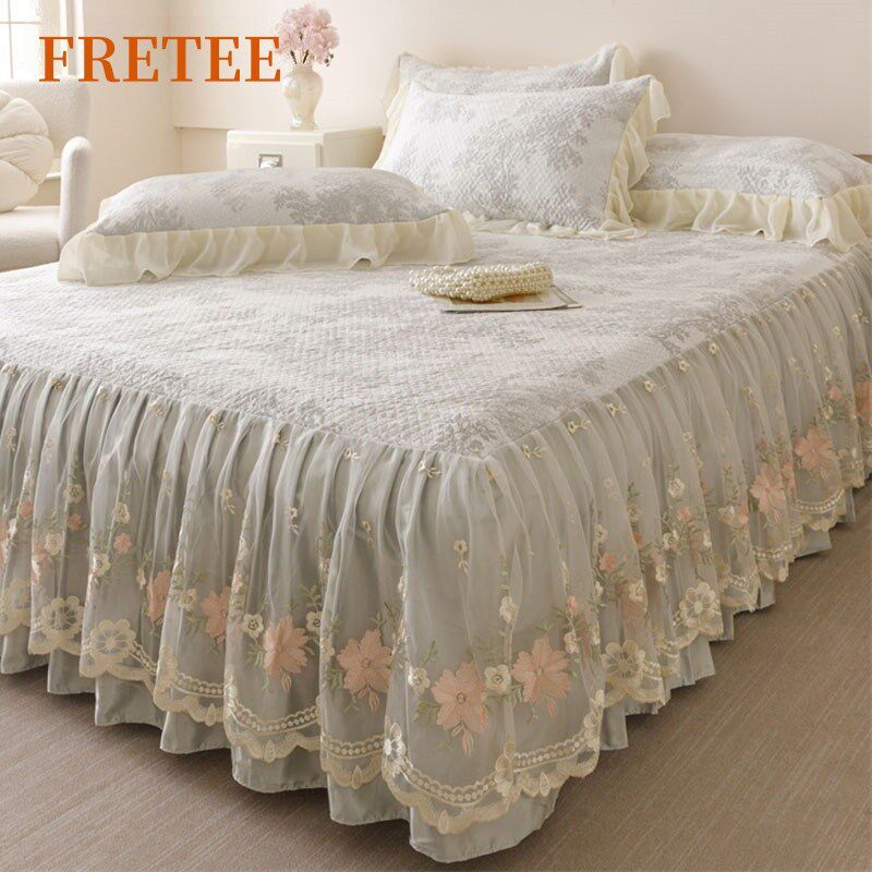 高端A类床裙款冰丝豆豆凉席2025新款海洋丝软席夏季三件套可机洗,床上用品,冰丝席,淘宝优惠券,粉丝福利购,淘宝优惠卷