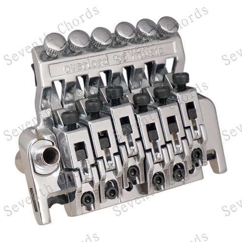 电吉他配件电吉他双摇琴桥双摇颤音系统 拉弦板弦桥 颤音器银BL-3