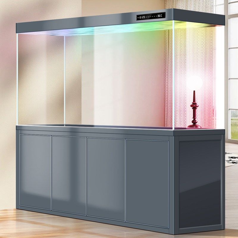 无管件鱼缸客厅家用超白玻璃水族箱大型底滤屏风玄关隔断2025新款,宠物/宠物食品及用品,底柜/落地缸,淘宝优惠券,粉丝福利购,淘宝优惠卷