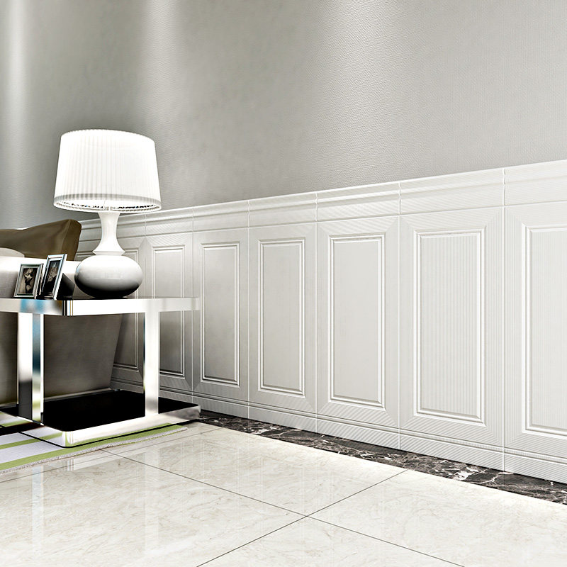 3d立体自粘墙裙护墙板墙贴纸泡沫防撞墙围防水墙纸电视背景墙壁纸