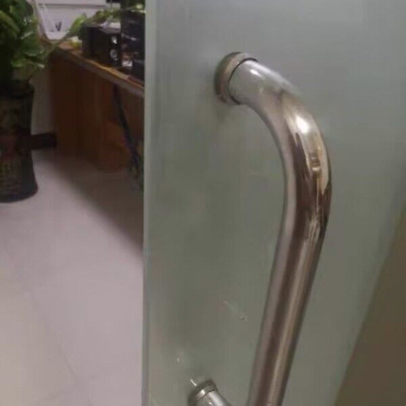 卫生间把手玻璃门把手玻璃推拉淋浴房对装酒店扶手孔距O型304浴室