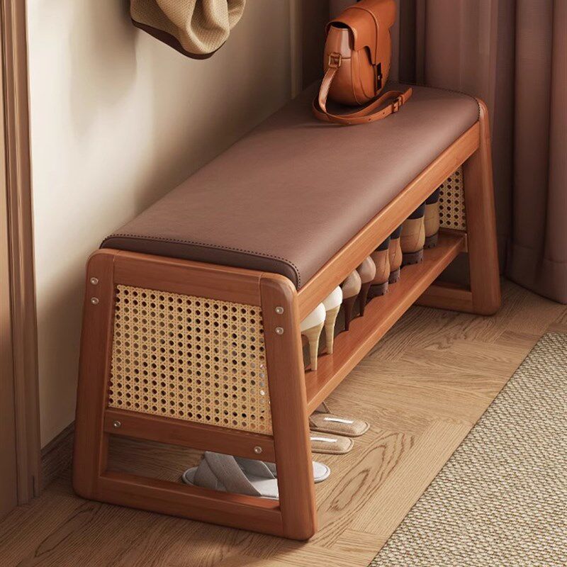 换鞋凳门口家用玄关鞋柜坐凳一体入户高端穿鞋凳长条凳可坐鞋架子