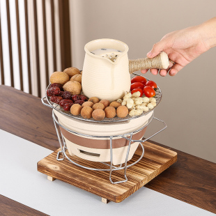 冬天围炉煮茶家用室内全套罐罐茶煮茶器具烤奶壶煮茶壶炭炉烧茶炉