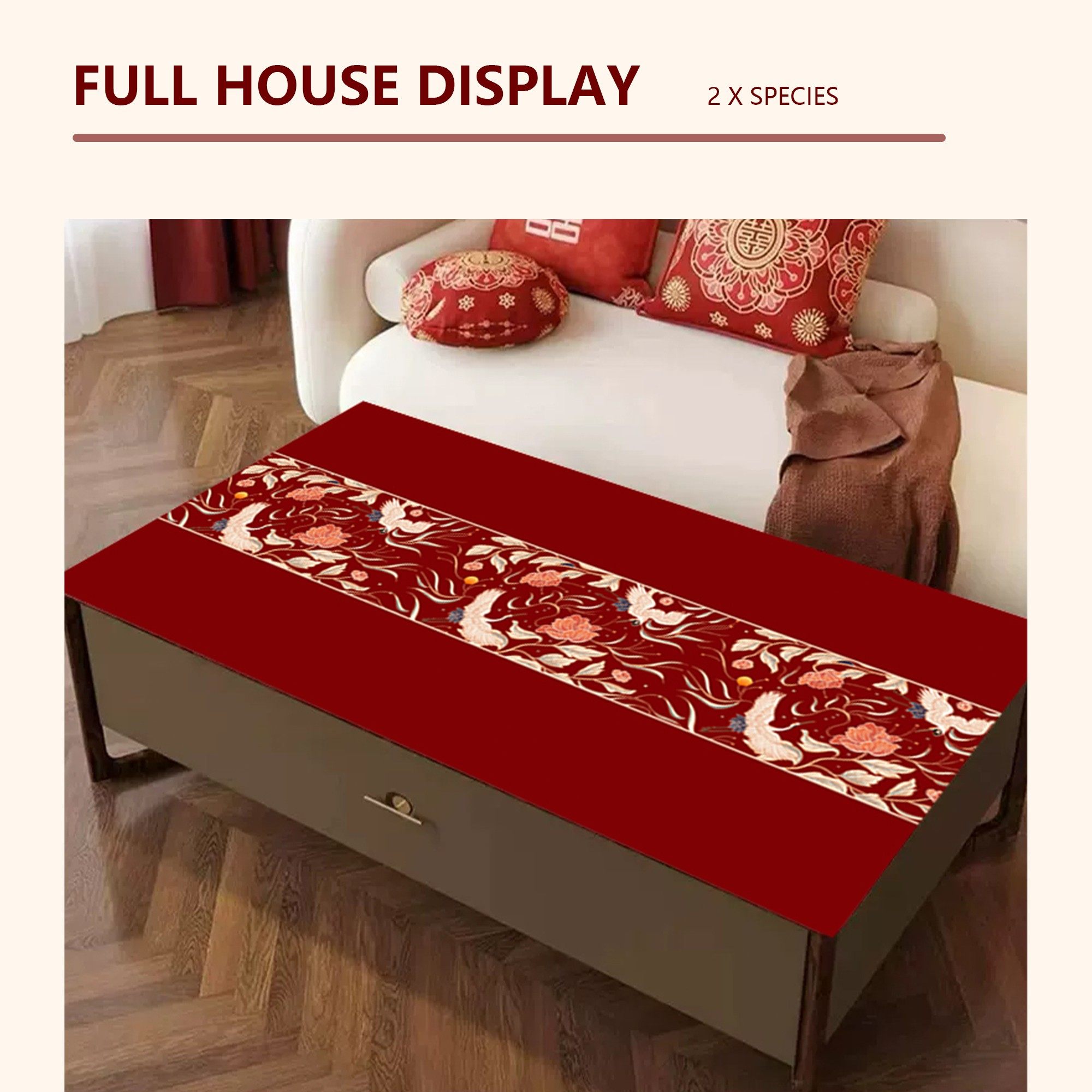 婚礼喜庆茶几垫皮革硅胶桌垫防水防油桌布红色结婚装饰垫子台布垫,居家布艺,桌布,淘宝优惠券,粉丝福利购,淘宝优惠卷