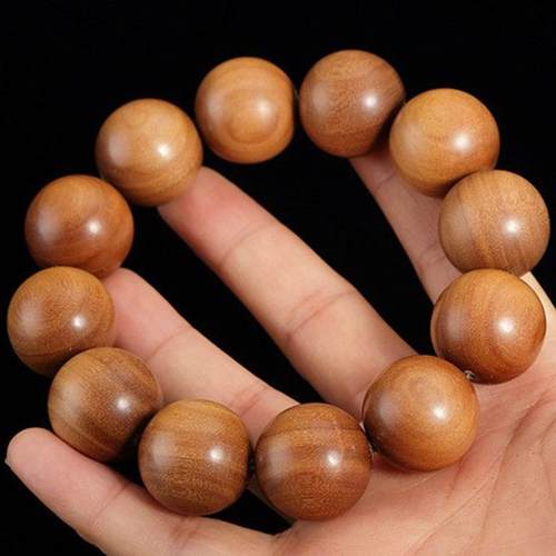 老山檀香木手串2.0红黑肉沉水印度老山檀佛珠手链女檀木手串男士