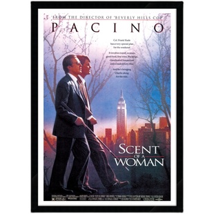 Woman 闻香识女人 电影海报装 咖啡餐厅酒吧挂画 Scent 饰画