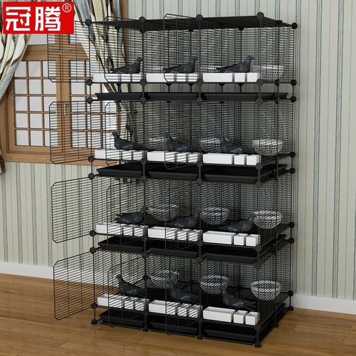 特大号鸽子笼配对育雏加密新型组装三层大空间养殖配对笼鸽舍鸽笼