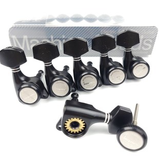 韩产 电吉他民谣木吉他锁弦琴钮弦钮琴弦钮琴头钮卷弦器弦准 黑色