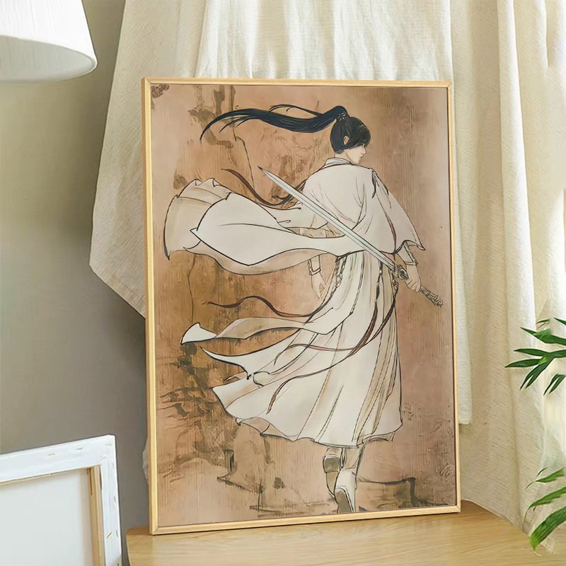莲花楼李相夷数字油画diy明星人物定制手工填色涂鸦装饰画油彩画