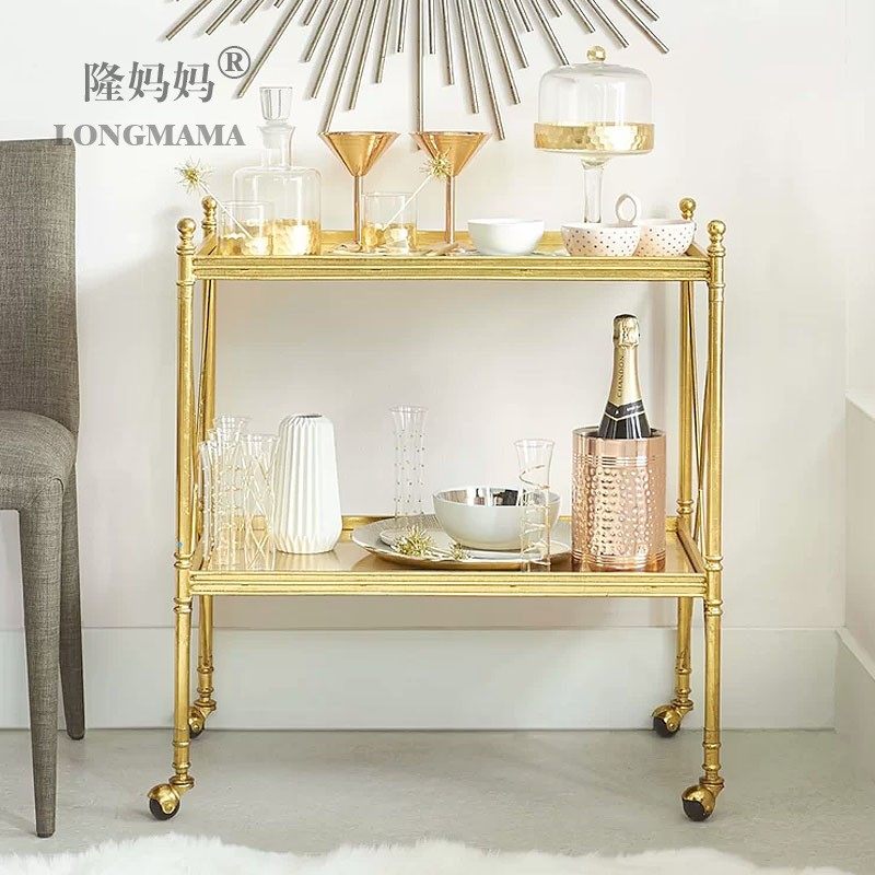 餐车欧式创意2层万向轮酒水车会所酒店饮料休闲架子酒吧小手推车,商业/办公家具,餐车/摆摊车/小吃车,淘宝优惠券,粉丝福利购,淘宝优惠卷