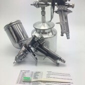 77乳胶漆底漆喷漆枪上下壶 75喷枪家具汽车气动油漆喷枪w 71f