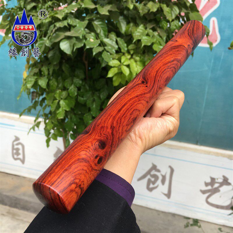 红木小号面棍缅甸红酸枝整木30cm一物一图实木质珠子料擀面棍木棍