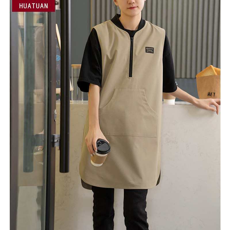无袖罩衣防泼水男女中式餐厅定制工作服务员围裙理发烫染师奶茶店,家庭/个人清洁工具,围裙,淘宝优惠券,粉丝福利购,淘宝优惠卷