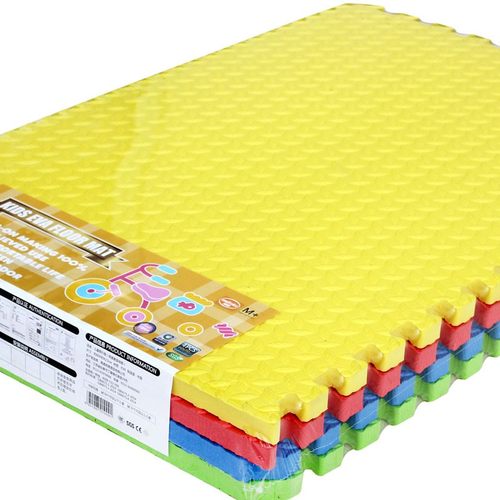 明德泡沫拼接地垫拼图爬爬垫爬行垫跆拳道垫子大号加厚无毒60x90