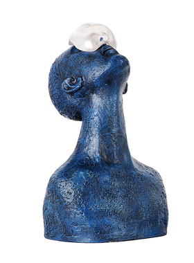 创意抽象人物雕塑现代客厅玄关桌摆件酒店大堂售楼商业中心艺术品