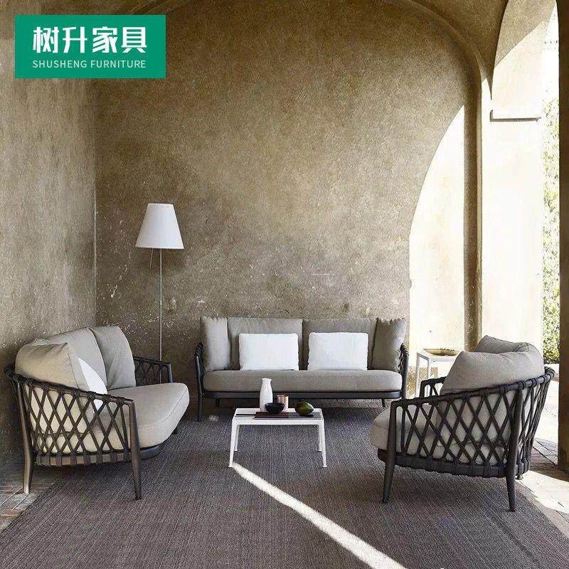 户外休闲藤编沙发庭院别墅室外露台阳台阳光房藤沙发茶几组合防晒,商业/办公家具,商用藤编家具,淘宝优惠券,粉丝福利购,淘宝优惠卷