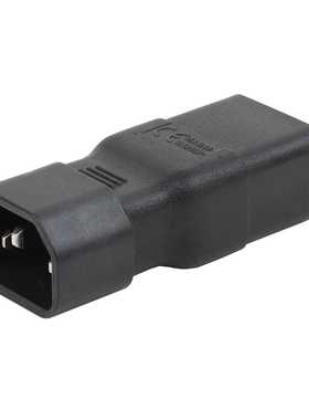 WA-0089 C14转C19电源转换头,C19转C14 转接头品字公转16A品字
