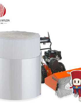 现货白色尼龙66刷丝 丝身硬度高 刚性强 经典耐高温 丝径均匀