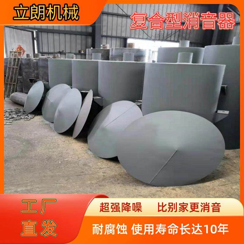 连云港老店 压缩机消声器 制氮机管道排气消声器 材质不锈钢304