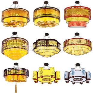 中式 饰工程仿古吊灯 木艺祥云吸顶吊灯酒楼茶楼饭店餐厅大堂包厢装