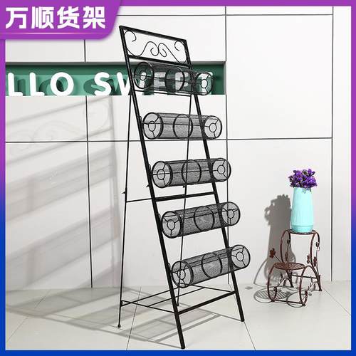 铁质发箍架头箍架单面五层铁丝架饰品店头扣展示架夜市摆摊架子