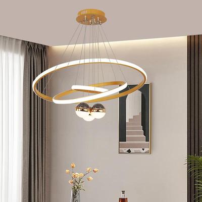 中山灯具现代简约客厅吊灯高级感餐厅灯主卧室led星空投影吊线灯