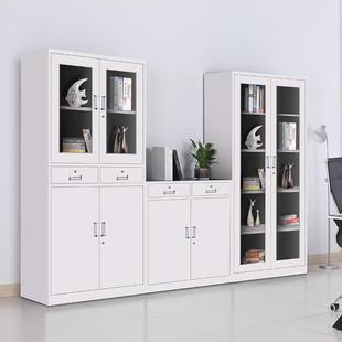 加厚办公室文件柜铁皮凭证档案资料柜员工更衣柜带锁矮柜储物柜子