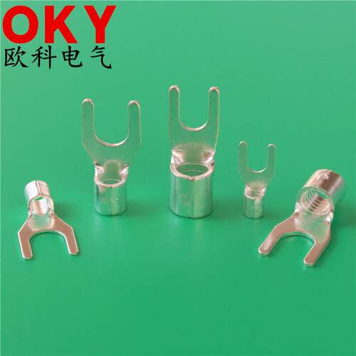 UT1.5-3叉形裸端子 UT1.5-4冷压接线端头 UT1.5-5/6/8/10接线鼻子