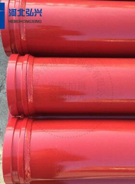 DN125*3000双层耐磨直管 五万方泵管 复合直管