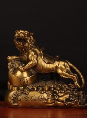 杨铜记 铜老虎 十二生肖虎 财富虎 财富兴旺 元宝虎