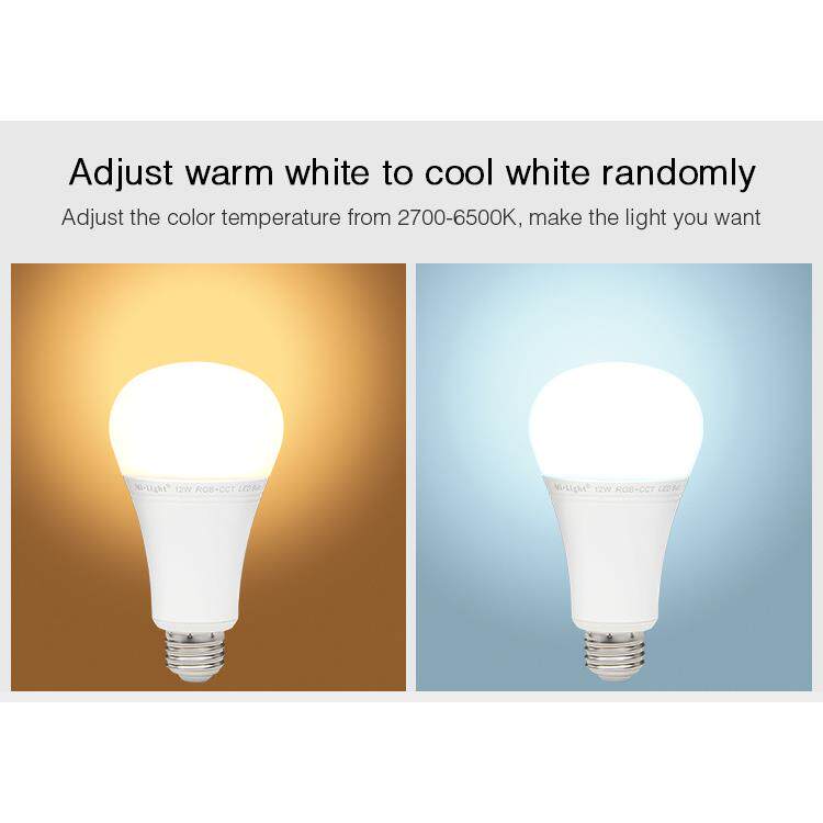 MILIGHT12W RGB+CCT LED Bulb FUT105 灯泡 智能家居不含遥控
