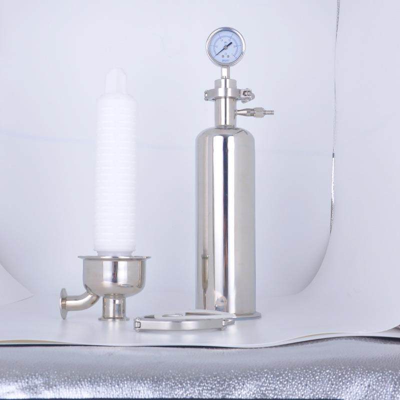 304不锈钢呼吸器罐用单芯快装呼吸阀管道316L卫生级空气过滤器,机械设备,过滤设备,淘宝优惠券,粉丝福利购,淘宝优惠卷