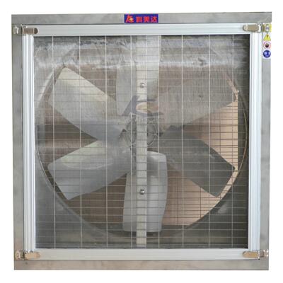 KMD900FF全304#不锈钢风机，30目防鸟网，10*10mm不锈钢防护网