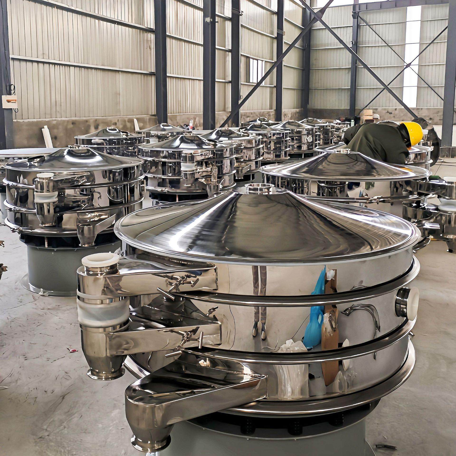 厂家不锈钢旋振筛茶叶粉末分级除杂振动筛大产能物料细分筛子,机械设备,筛选机,淘宝优惠券,粉丝福利购,淘宝优惠卷