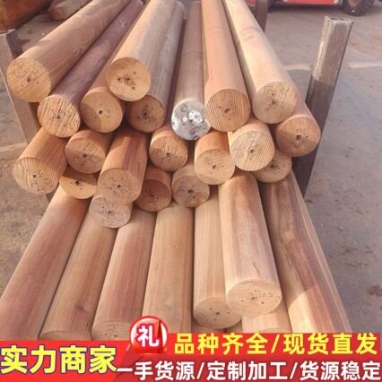 加工户外景观板材建材花架凉亭木板材 原木天然防腐木 菠萝格木料
