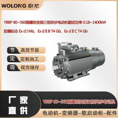 YBBP80M1-2 0.75KW 2 极 50Hz 380V 同步转速 3000r/min