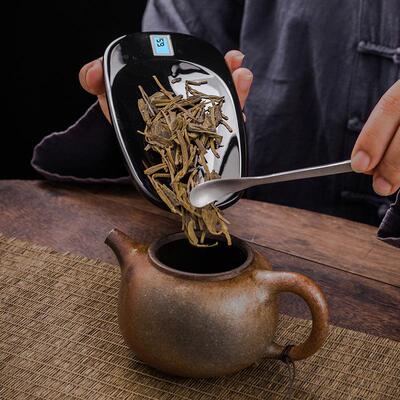 北禾无量电子茶则智能重量显示茶具茶道配件小测量散茶克称茶荷