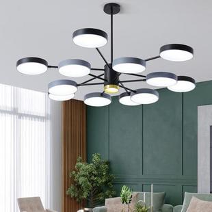 北欧客厅吊灯新款 现代简约大气灯具创意餐厅卧室马卡龙吊灯