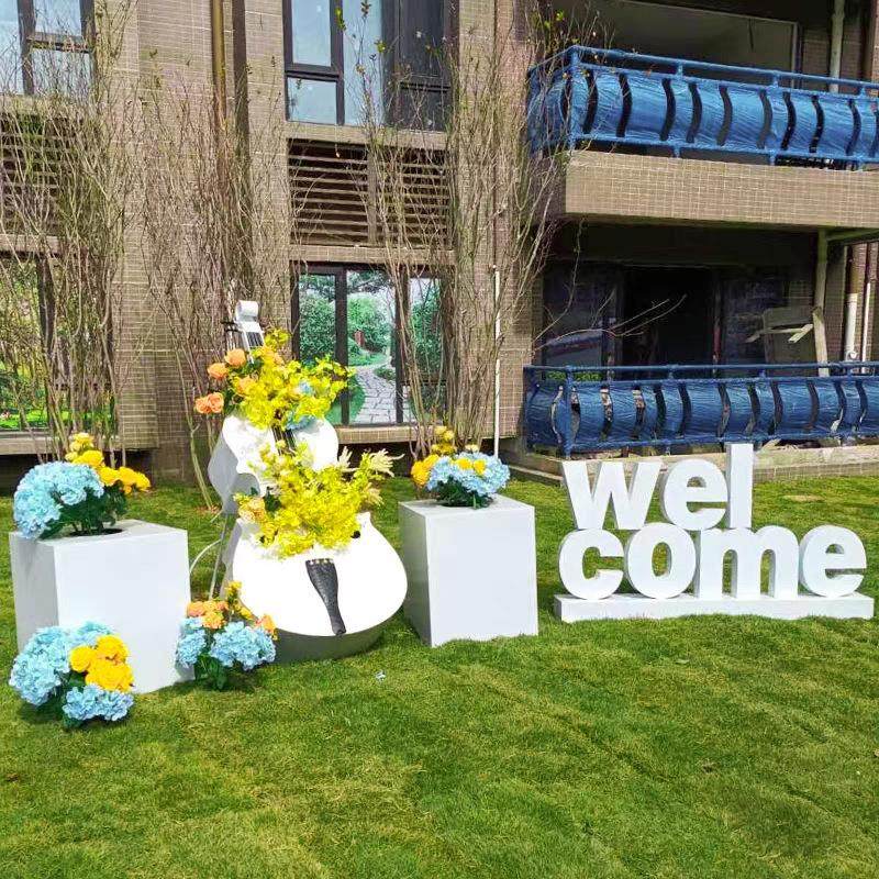 户外庭院铁艺装饰字母音符雕塑大提琴花箱耳机欢迎回家售楼处摆件,家居饰品,户外/庭院摆件,淘宝优惠券,粉丝福利购,淘宝优惠卷