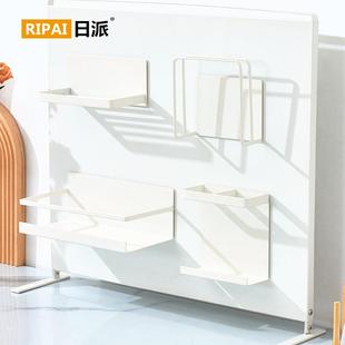 壁挂式 磁吸冰箱侧面置物架厨房台面整理免打孔砧板架壁挂收纳架