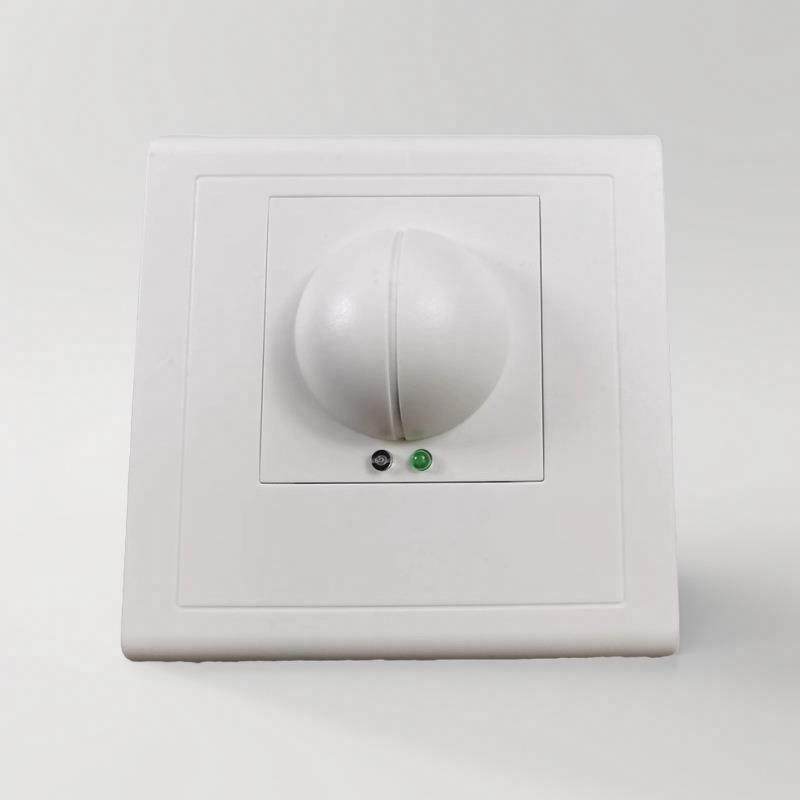 110V86大功率人体微波感应面板220V车库楼梯led灯带雷达开关常开
