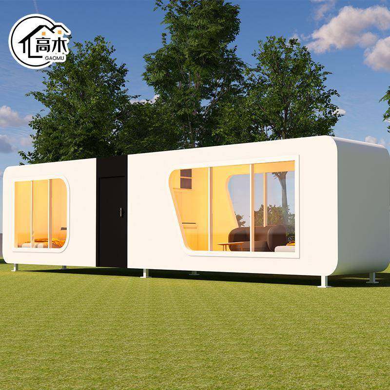 太空舱民宿房40Ft一室一厅一卫可移动苹果舱出-口精装修活动板房,基础建材,轻钢别墅,淘宝优惠券,粉丝福利购,淘宝优惠卷