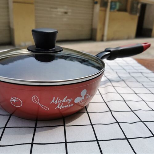 煎炒锅小不粘锅煎锅炒饭汤炒煎电磁炉燃气通用
