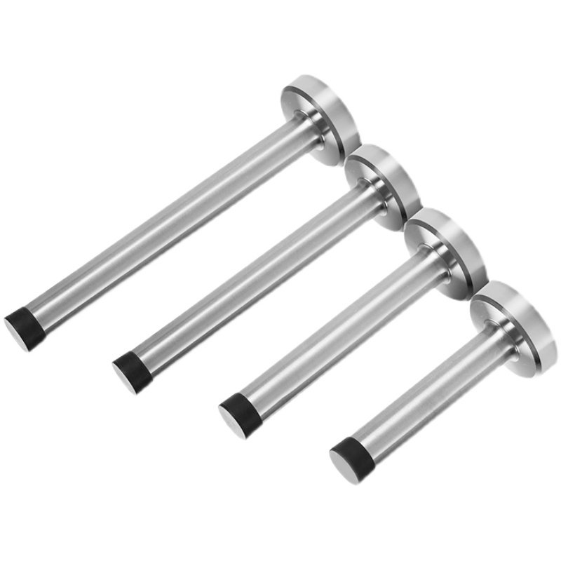 正不锈钢门顶免打孔橡胶防撞加长门挡圆柱加厚卫生间门碰门阻