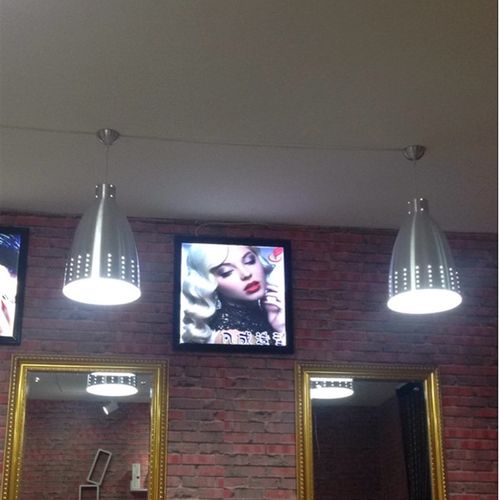 理发店发廊过道吧台吊灯 餐吊灯 时尚简约个性铝材吊灯灯罩