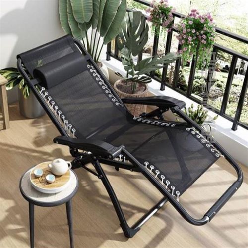 办公室沙滩摇摇便携午睡#老人靠背床家用折叠躺椅午休椅休闲阳台