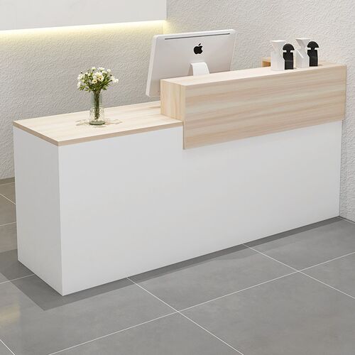 吧台收银台店铺小型服装店便利店美容院收银桌柜台公司前台接待台