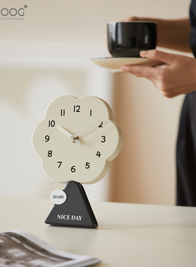 DOOG公桌面时钟摆件家居客厅玄关电视柜酒柜创意座钟装饰品