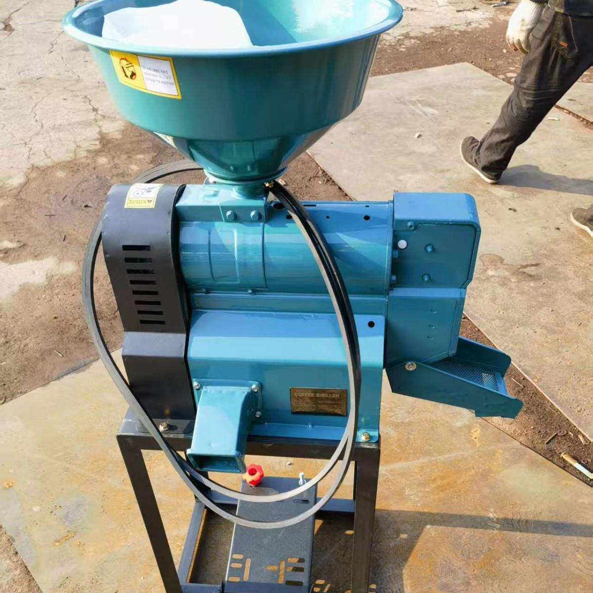 咖啡豆脱壳机电动咖啡豆去皮机家用中小型咖啡豆剥壳机有操作视频