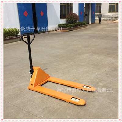 供应1-5T手动液压车 油压托盘搬运车 液压装卸车 手推坦克地牛